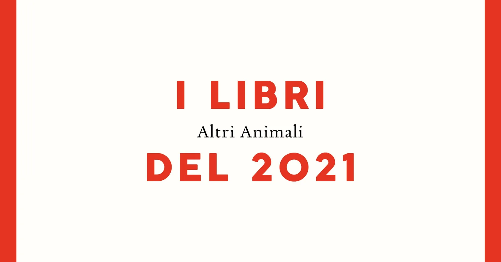 I libri del 2021